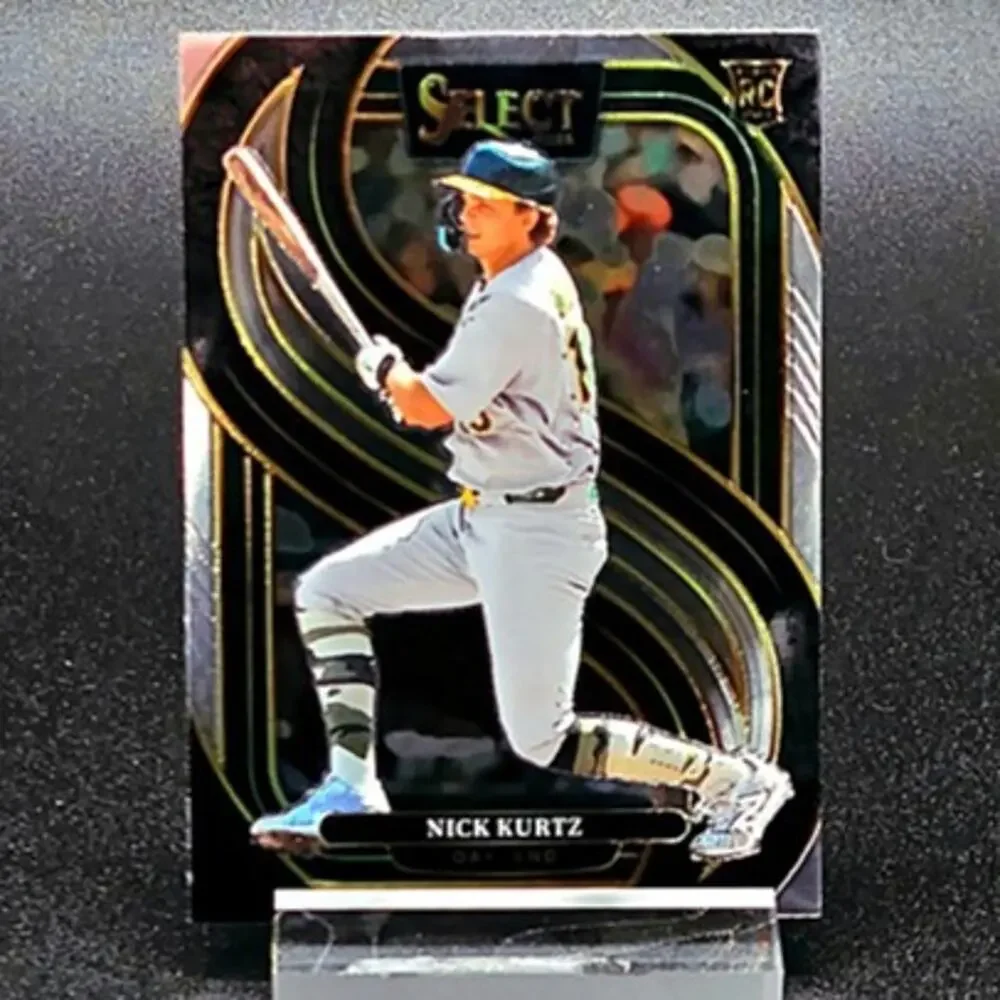 Nick Kurtz Select Premier Level Stadium Club RC Athletics Top Prospect Rookie